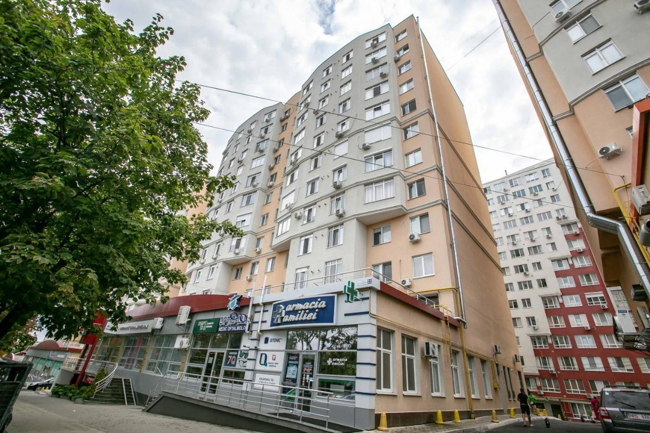 Apartament De Lux Cu 2 Camere Si Living Kišiněv Exteriér fotografie